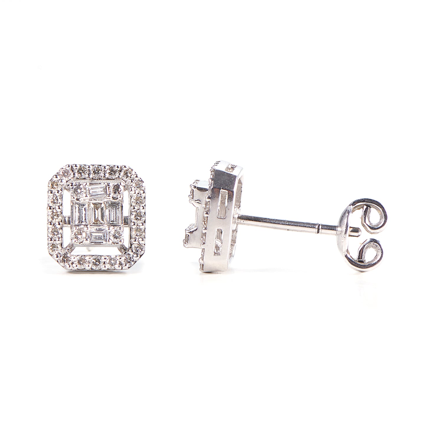 BAGUETTE DIAMOND EARRINGS