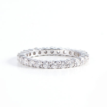 ETERNITY RING WITH 1.20 CRTS LAB GROWN DIAMONDS