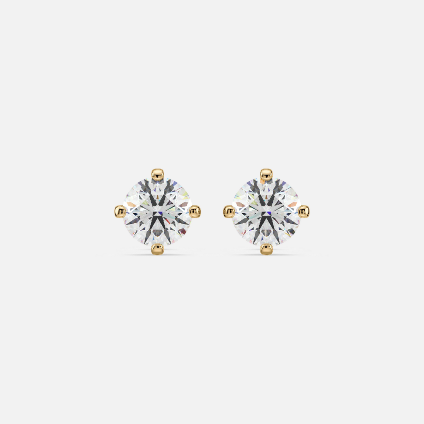 SOLITAIRE STUDS WITH 0.60 CRTS DIAMONDS