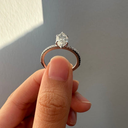 Marquise Diamond Band LAB GROWN