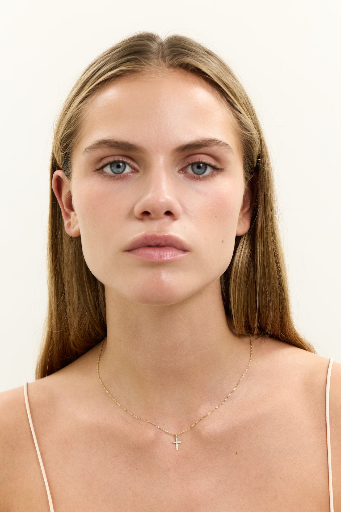 Diamond Cross with Chain