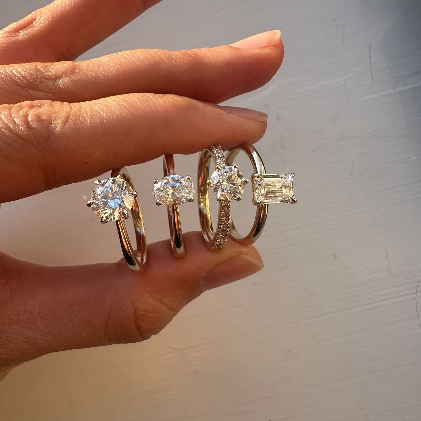 Emerald Cut Diamond Ring