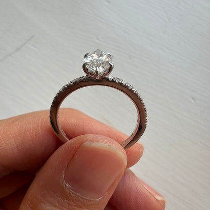 Marquise Diamond Band LAB GROWN