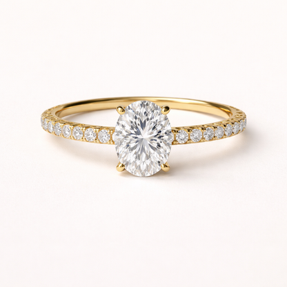 Oval Diamond Ring