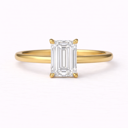 Emerald Cut Diamond Ring