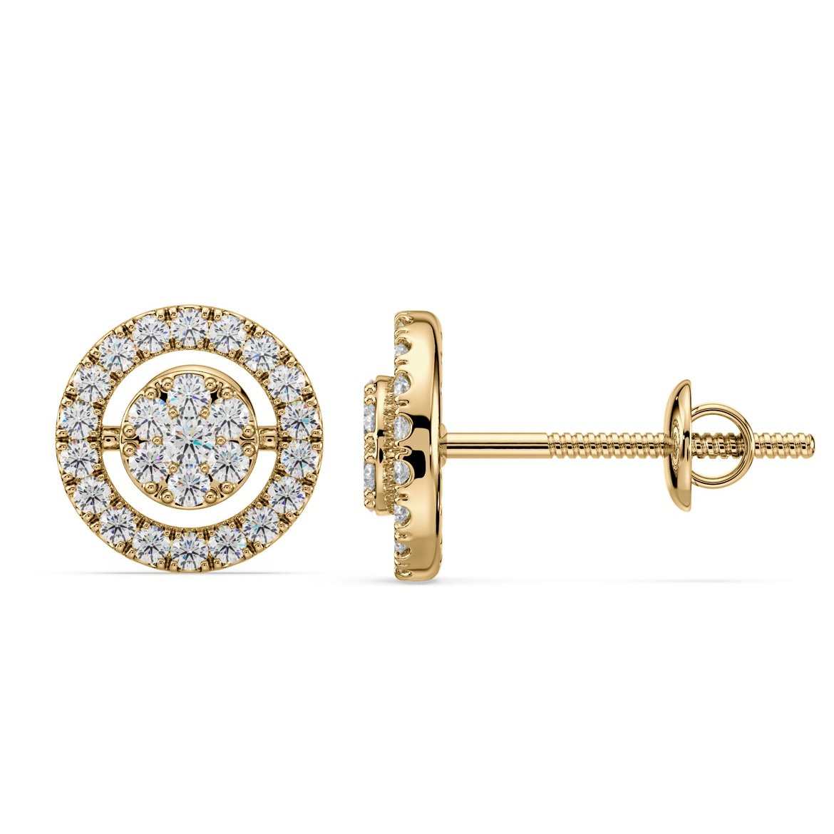 HALO DIAMONDS STUDS