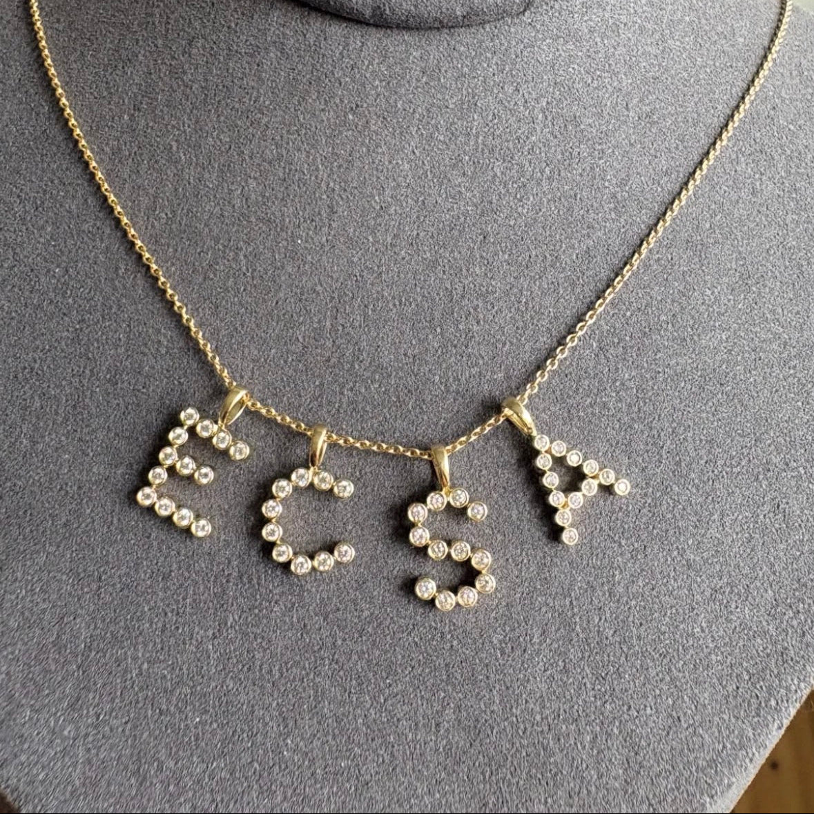 Bezel Letters (without chain)