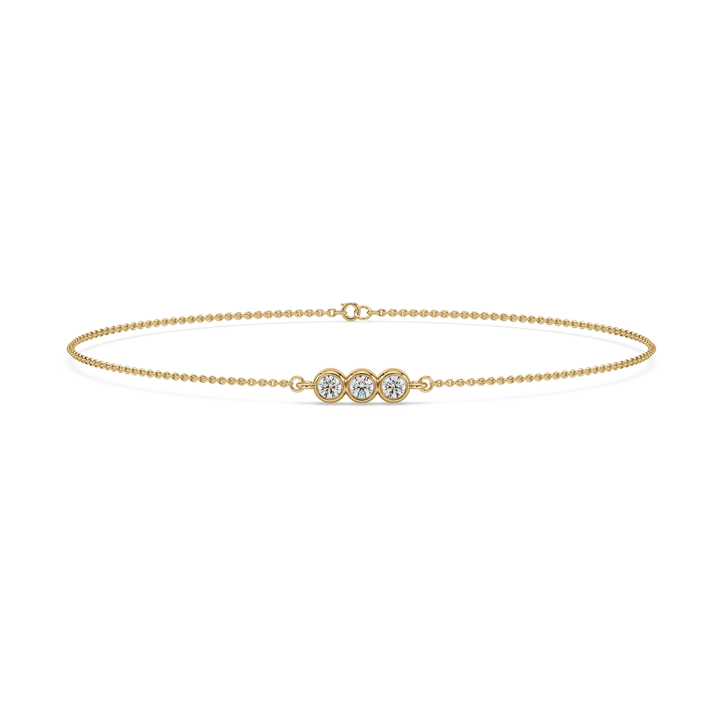 THREE DIAMOND BRACELET