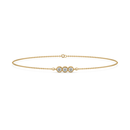 THREE DIAMOND BRACELET