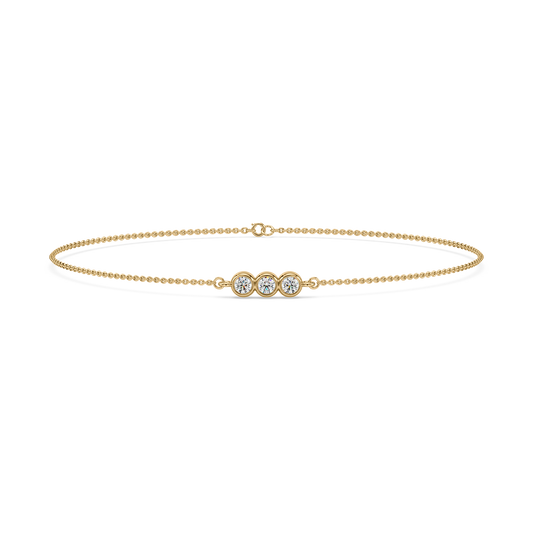 THREE DIAMOND BRACELET