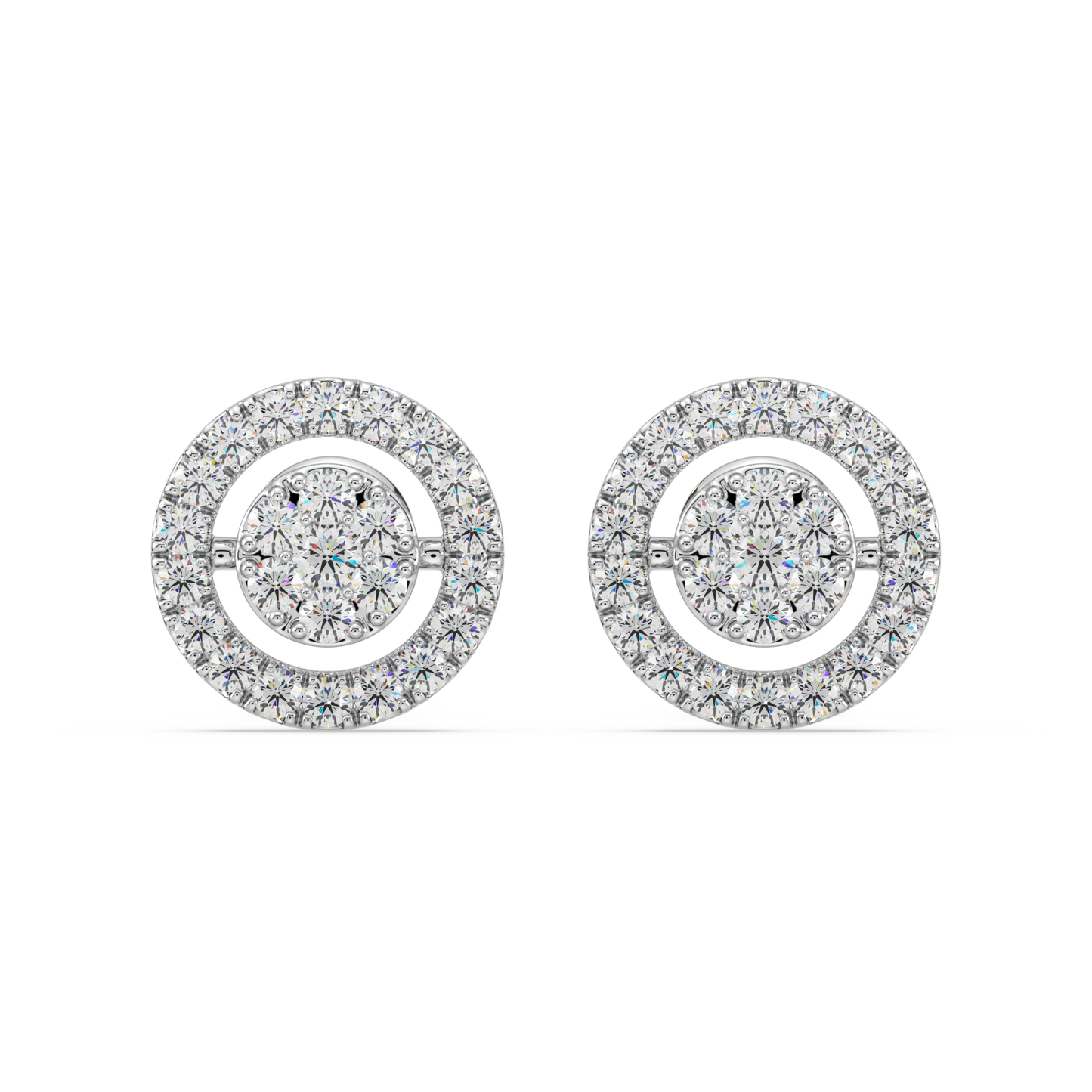 HALO DIAMONDS STUDS