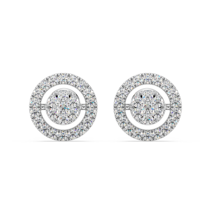 HALO DIAMONDS STUDS