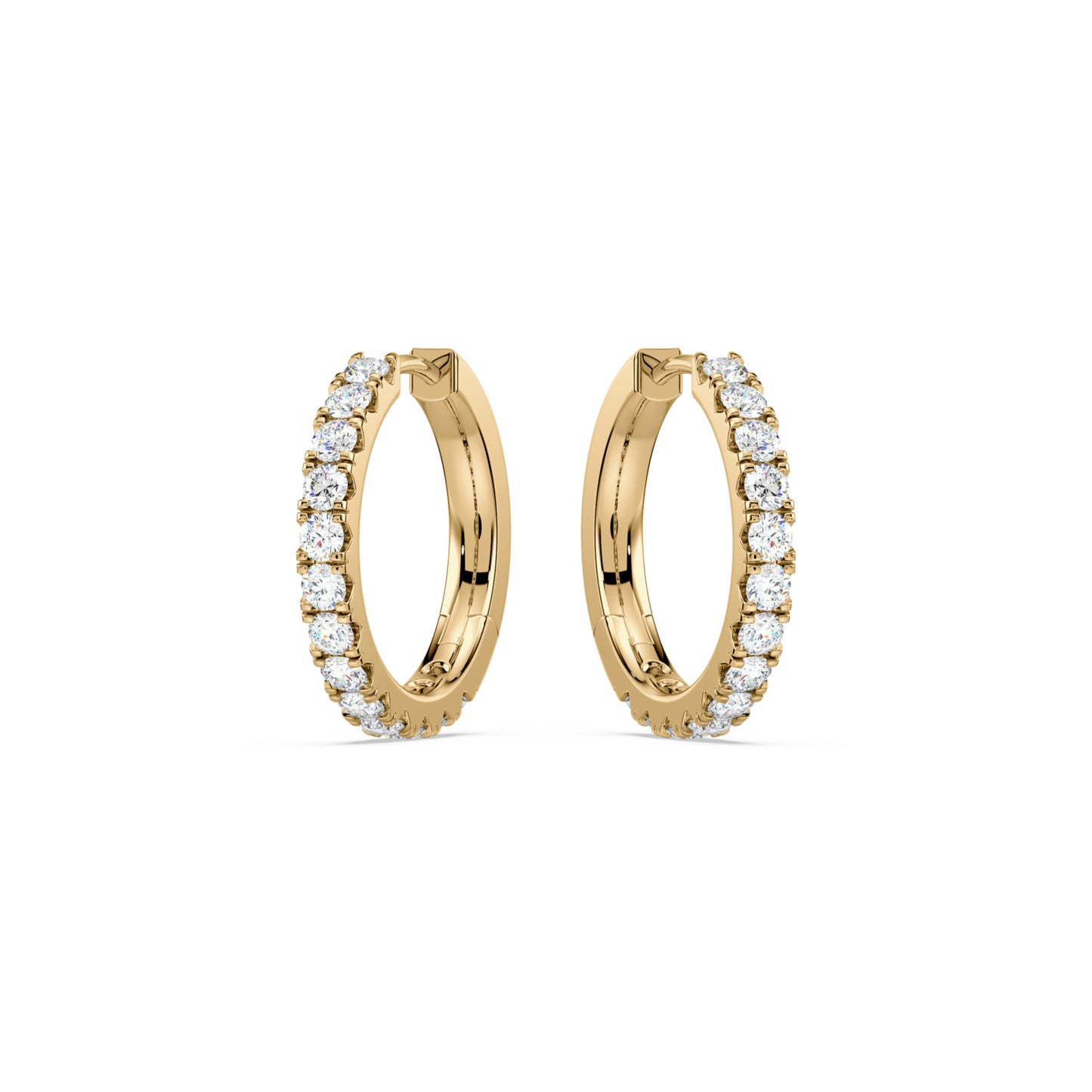 DIAMOND HOOPS 12 MM