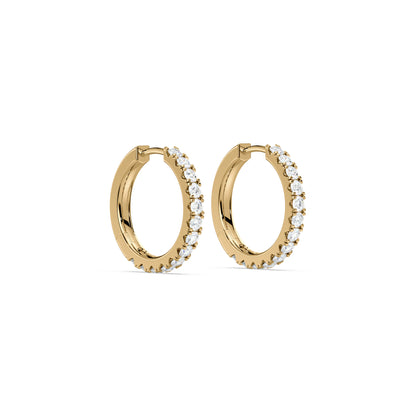 DIAMOND HOOPS 12 MM